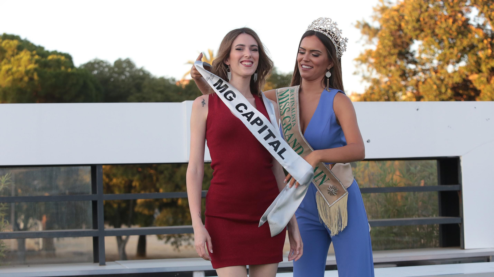 Miss Grand Capital: Laura Redondo Las aspirantes a Miss Grand Cádiz 2021 reciben sus bandas en el Hontoria