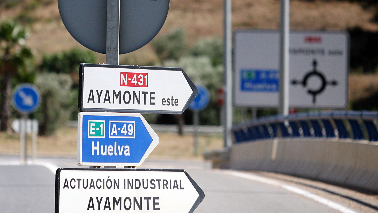 Zona donde apareció el coche de ETA Zona donde apareció el coche de ETA