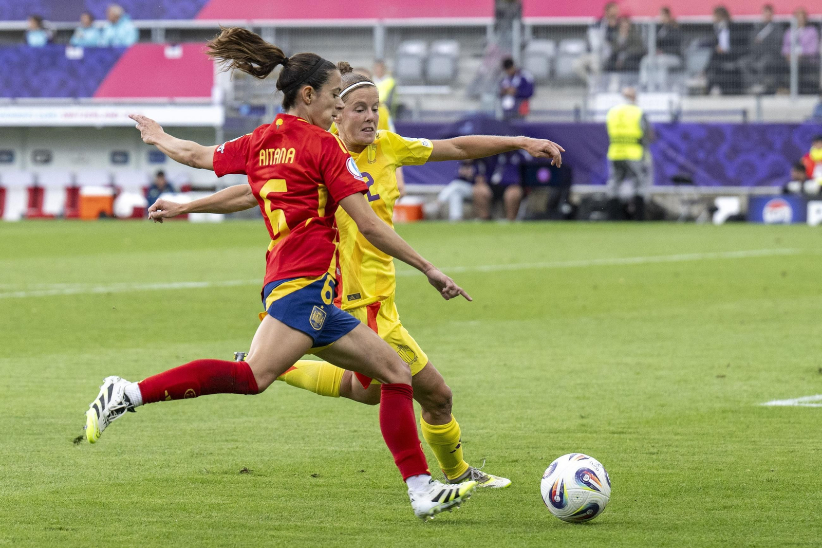 Las fotos de la goleada de España sobre Bélgica en la Eurocopa femenina