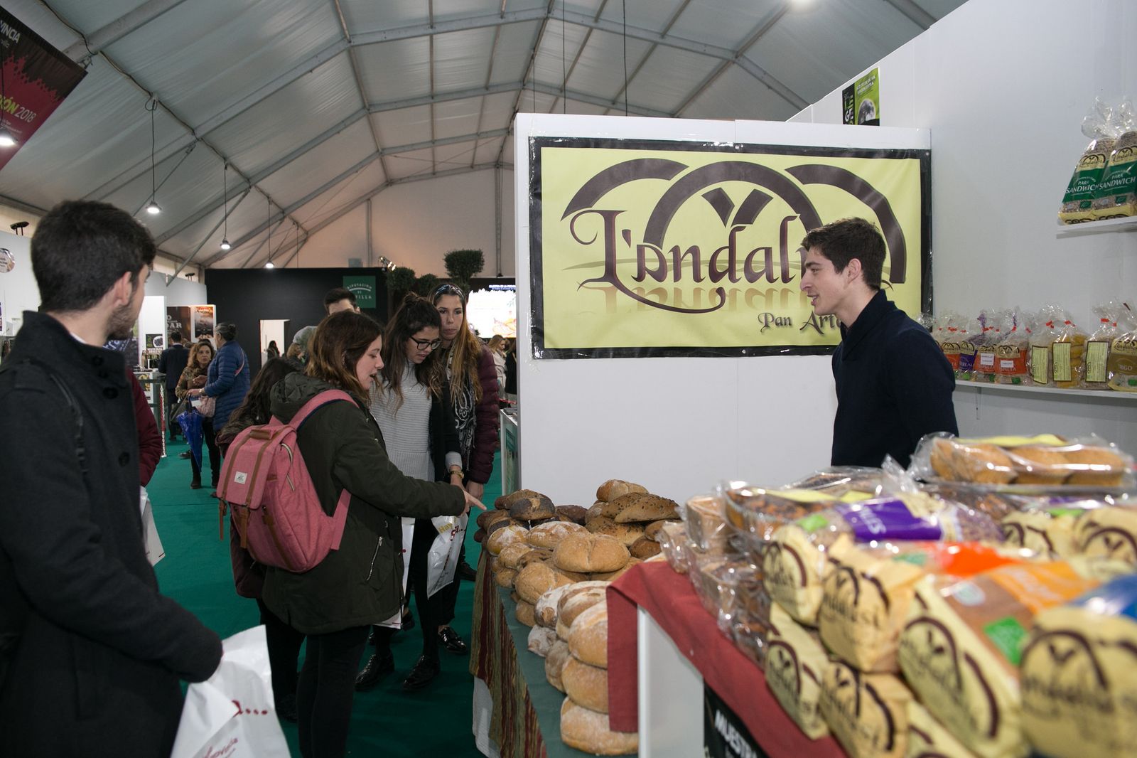 Inauguración de la Feria del Pan, Aceite y Aceituna de la pasada edición.