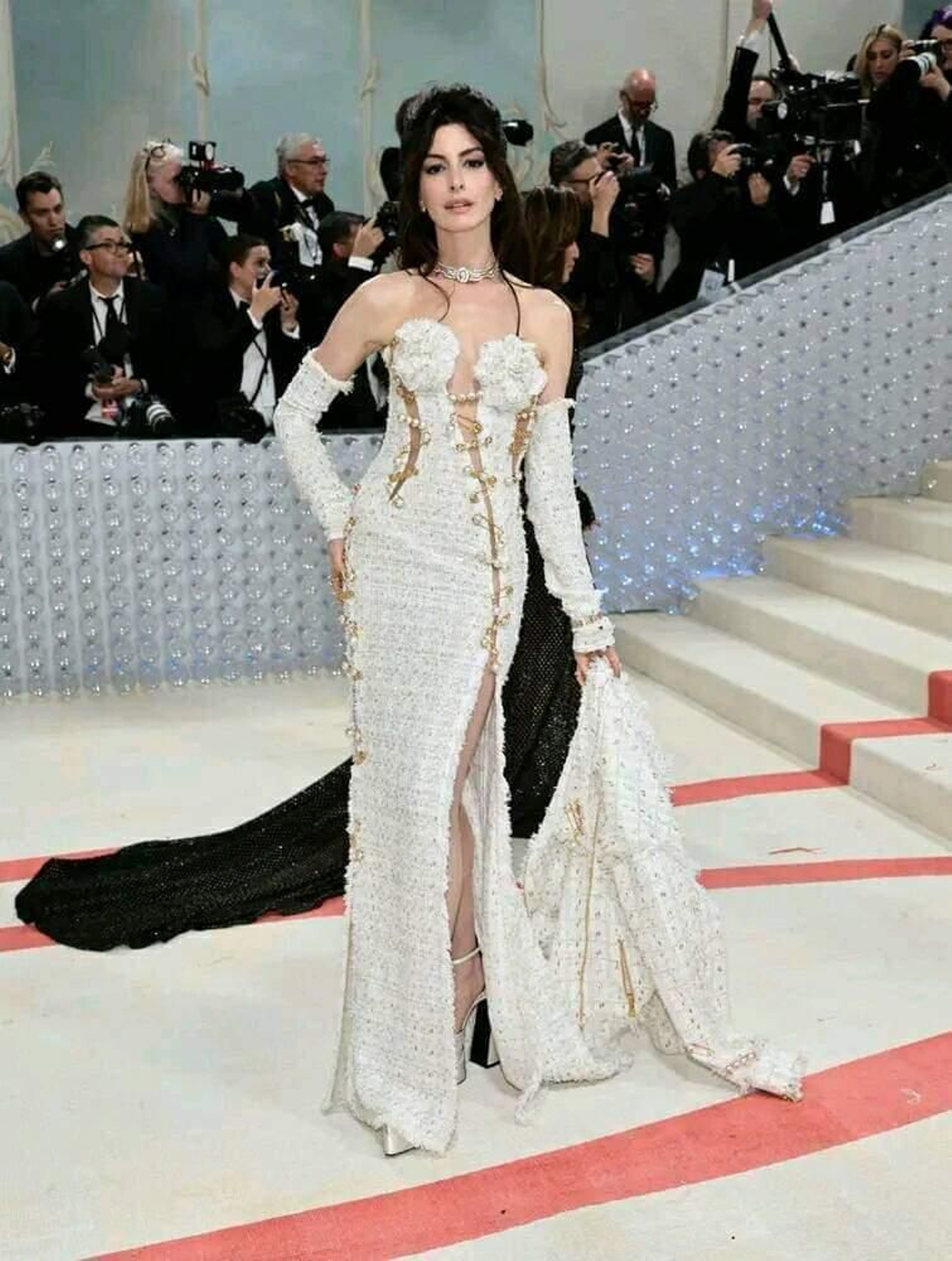 Otra de las apariciones más espectaculares de este año, Anne Hathaway