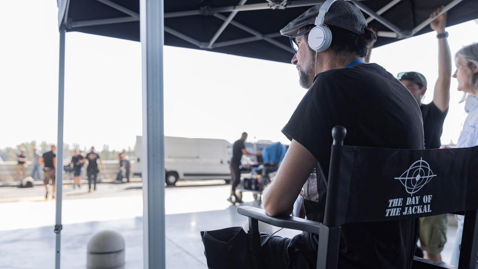 El gaditano Antonio Labajo, durante el rodaje de la serie 'The day of Jackal' ('Chacal', en España).