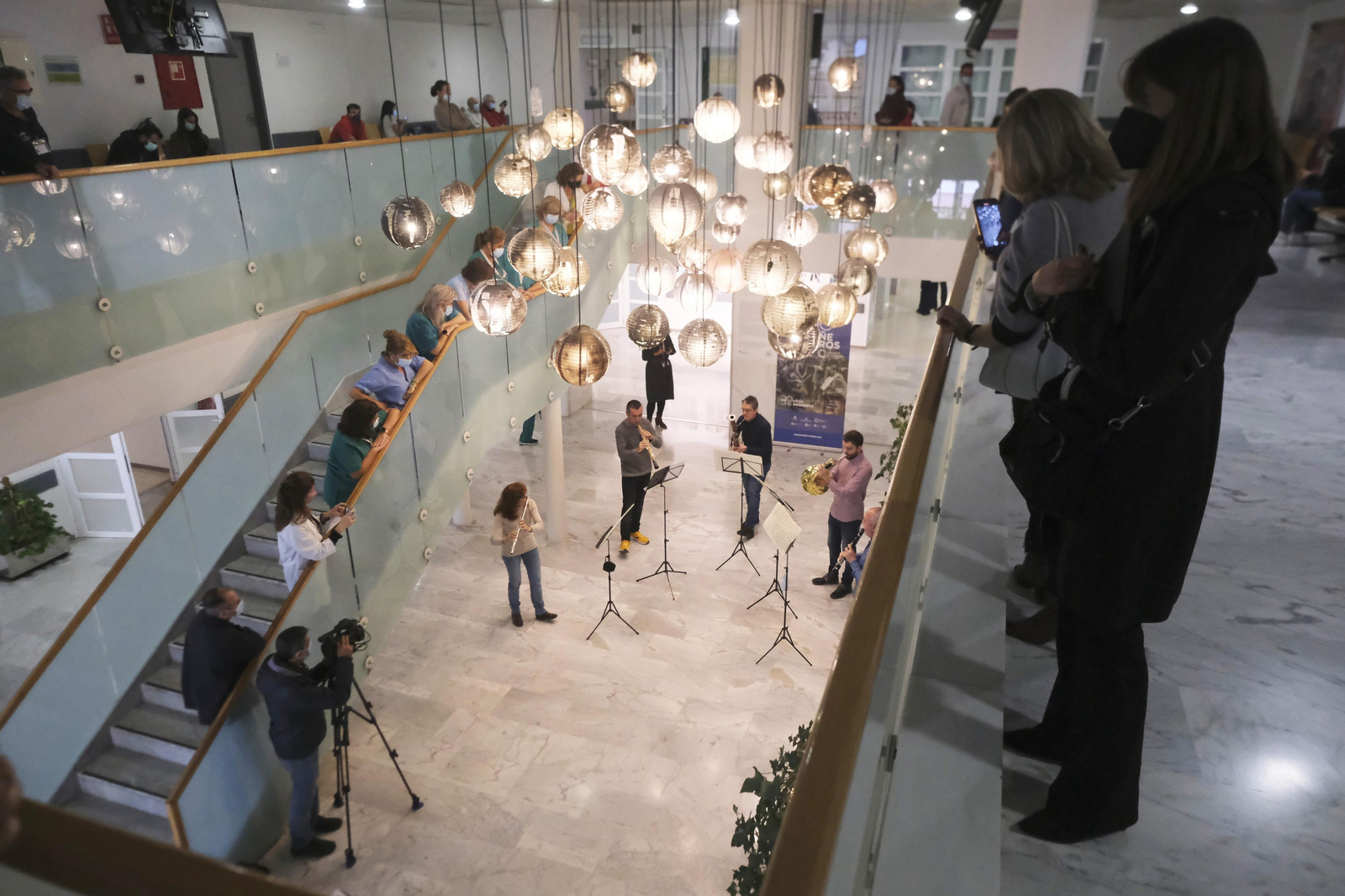 Así son los conciertos de la Orquesta de Córdoba en el Hospital Reina Sofía