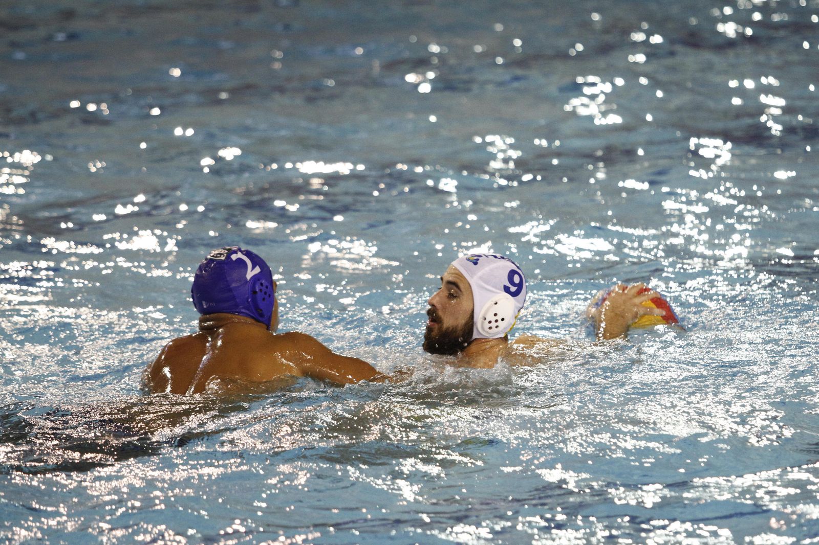 Uno de los momentos del Inacua Huétor Vega en un partido en casa.