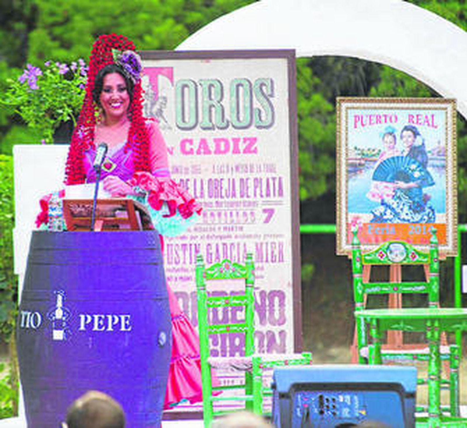 Ana María del Corral, pregonera de la feria.