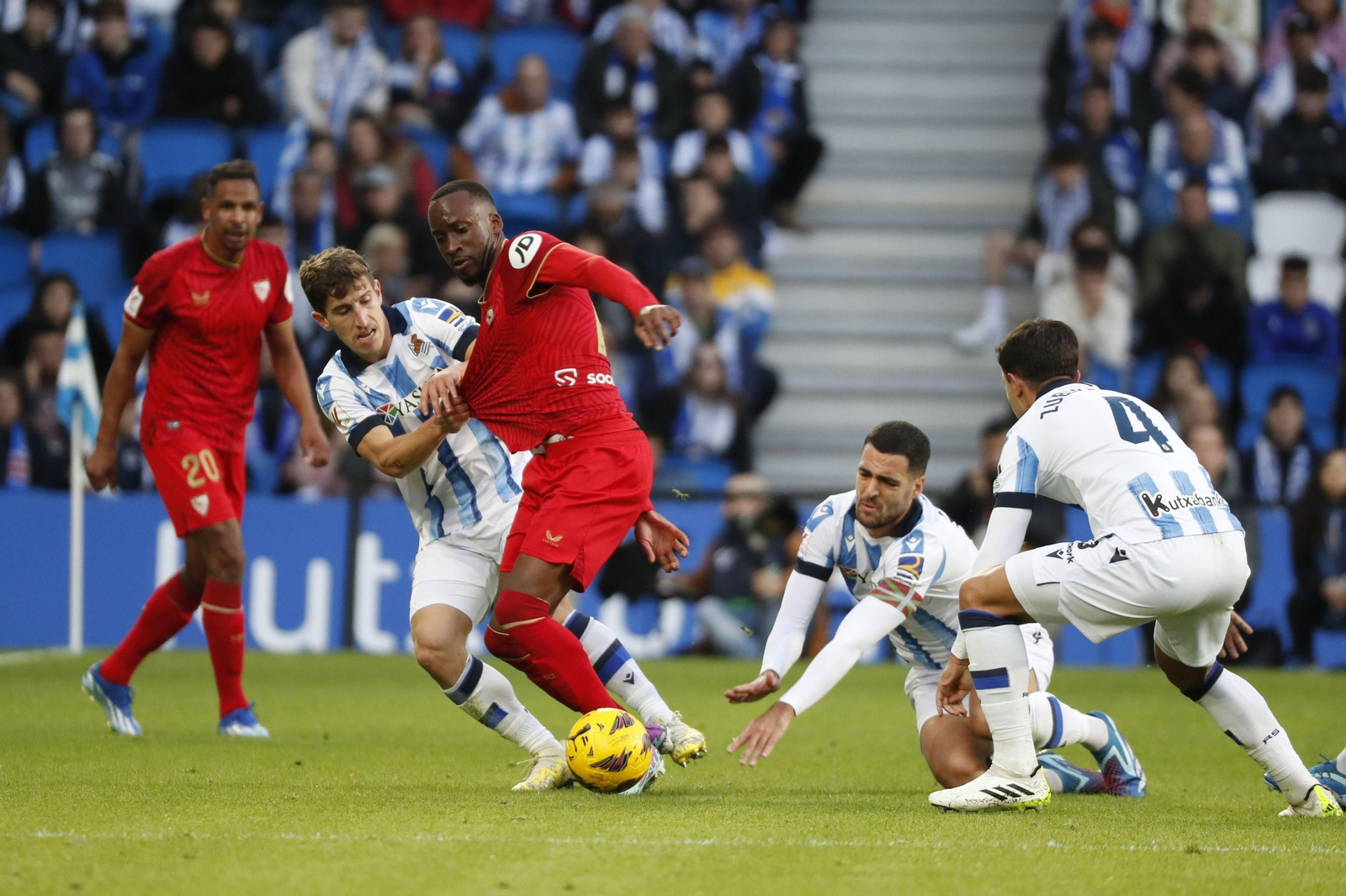 Las fotos del Real Sociedad-Sevilla de Liga
