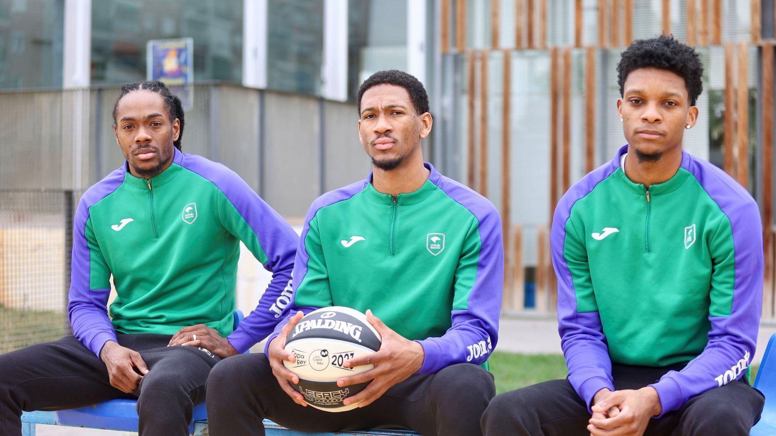 Kendrick Perry, Tyson Carter y Kameron Taylor, en el Parque del Oeste.