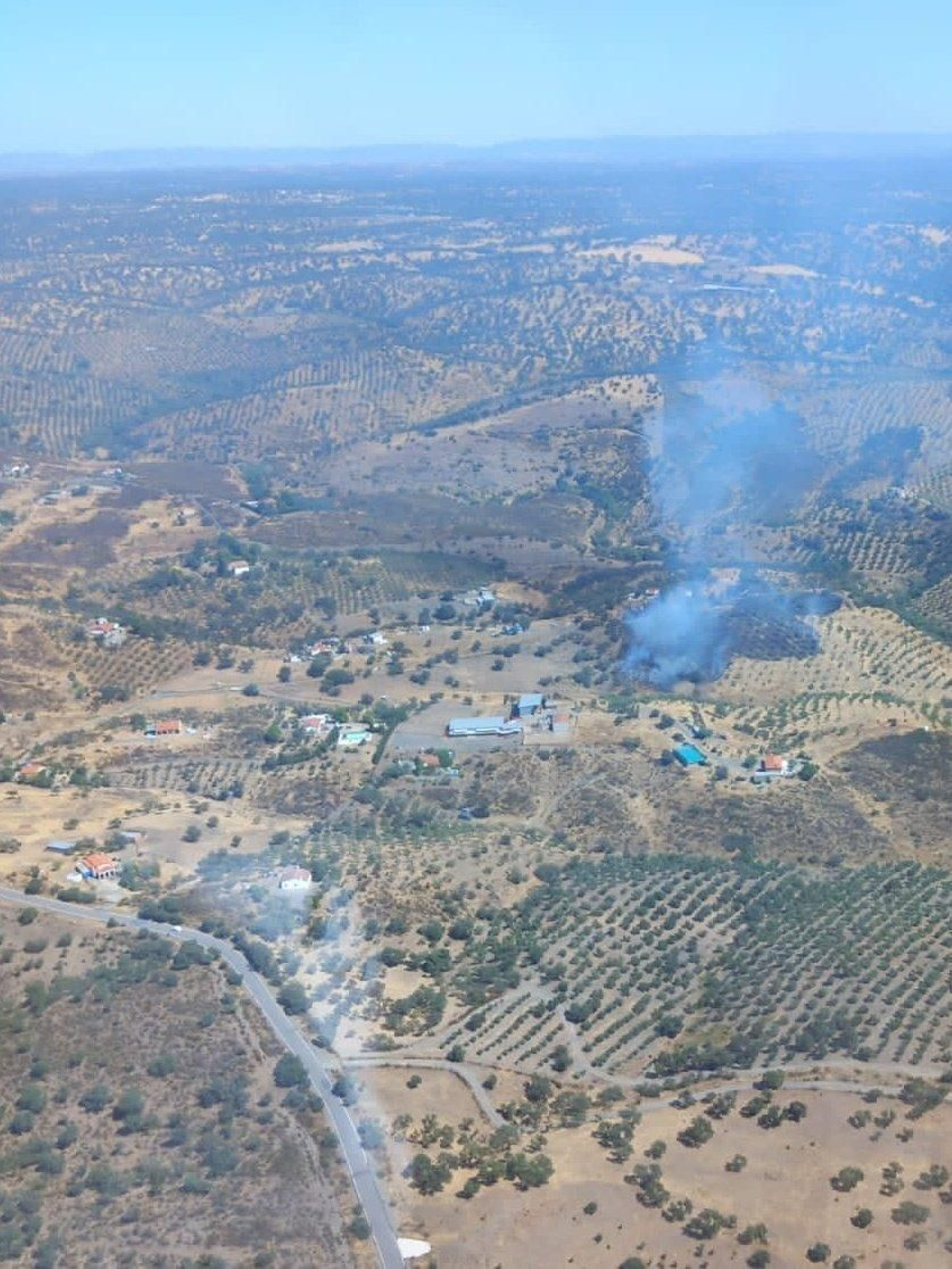 Lugar en el que se ha declarado el incendio.