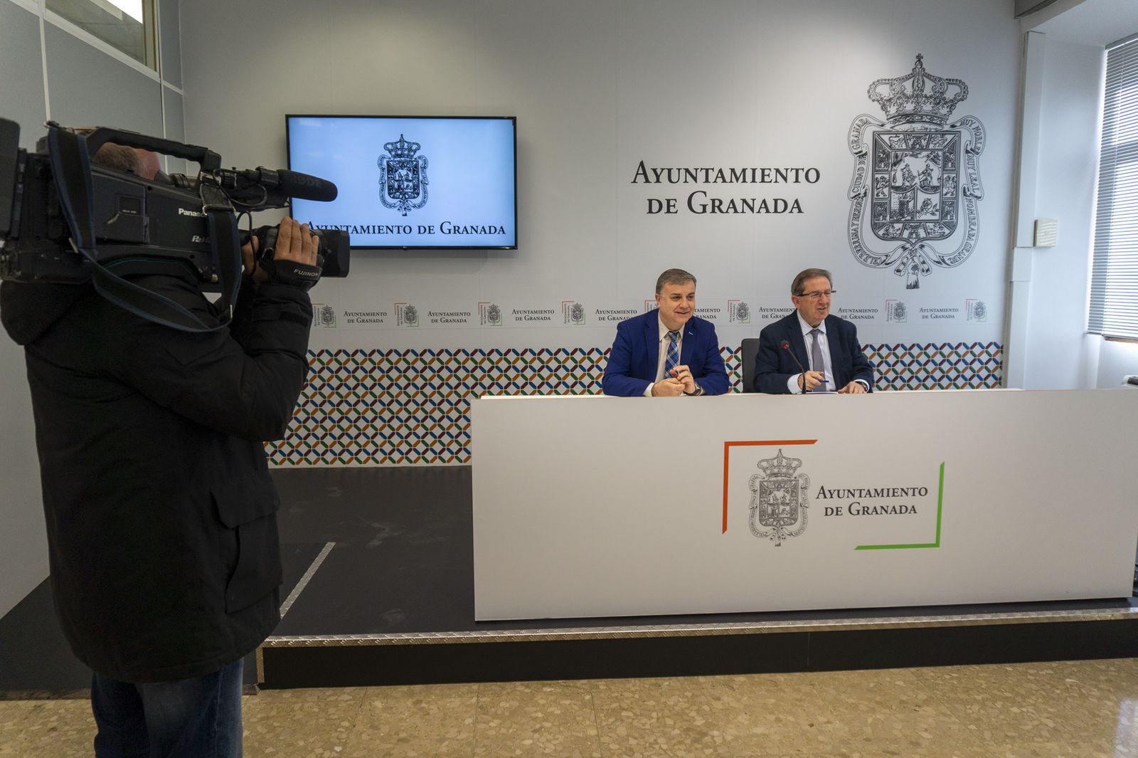 Luis González y Francisco Fuentes, en rueda de prensa sobre la AESIA.