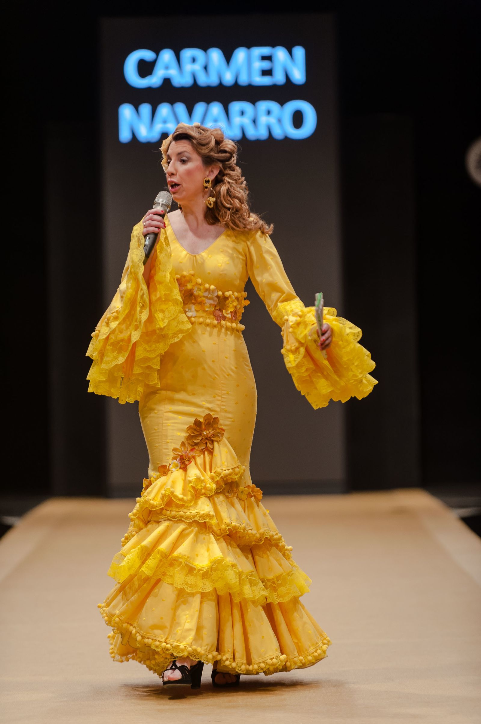 El desfile de Carmen Navarro, en imágenes