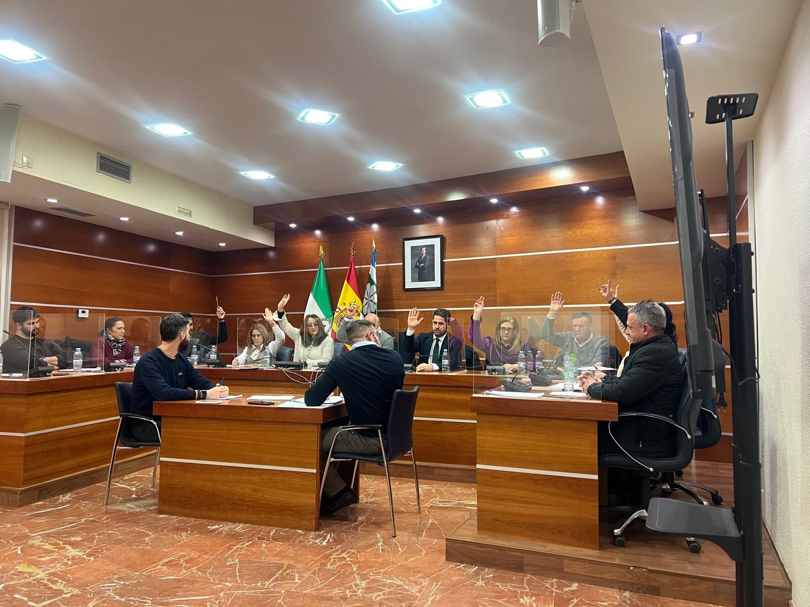 Imagen del Pleno del Ayuntamiento de Otura