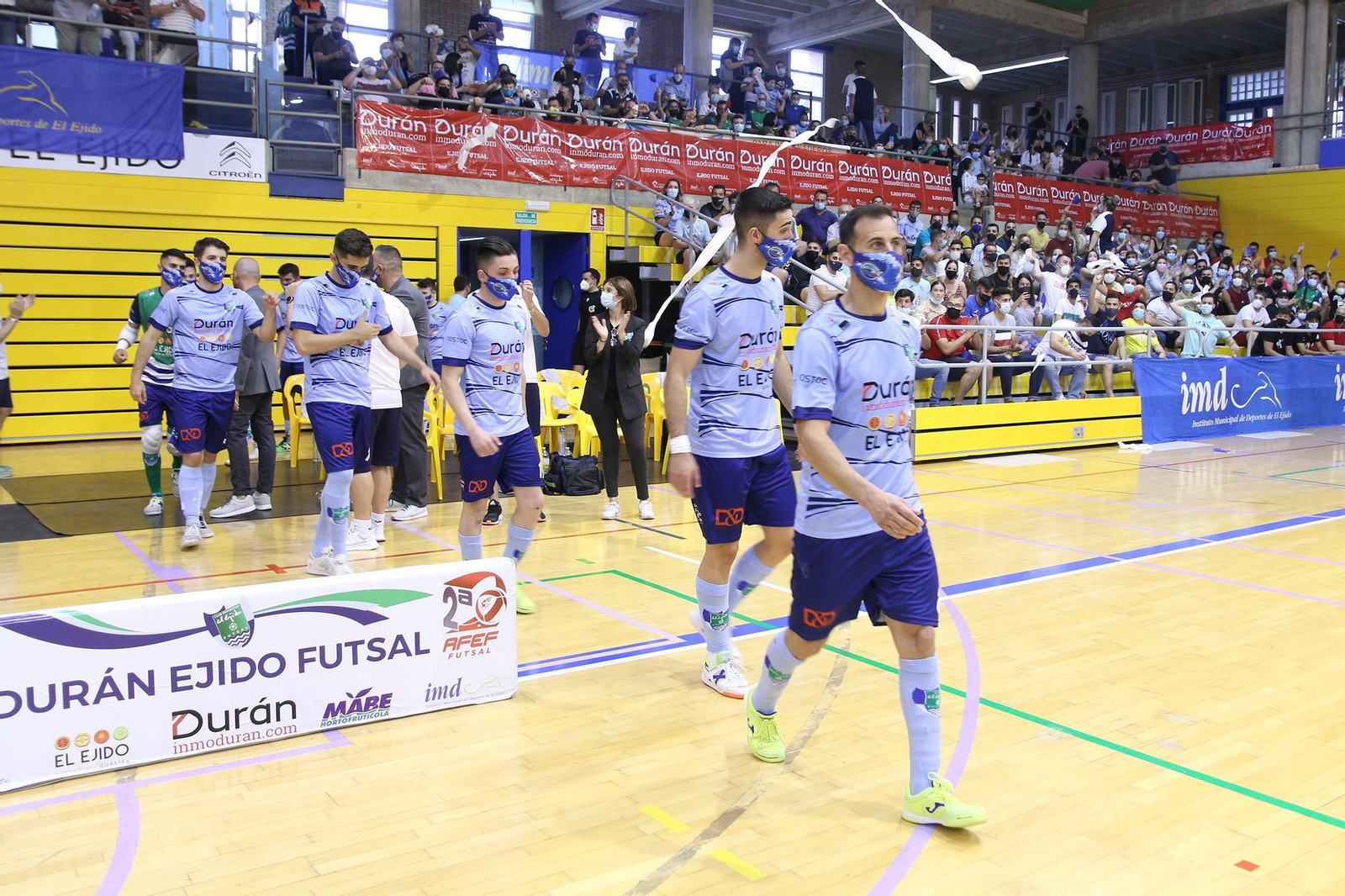 Fotogalería del primer partido de ascenso a Primera División EJIDO FUTSAL-MANZANARES
