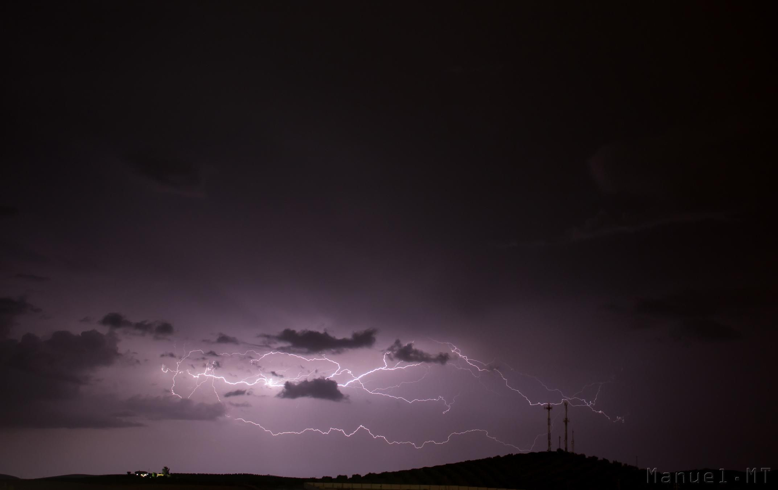 Así es el cielo de la campiña de Córdoba