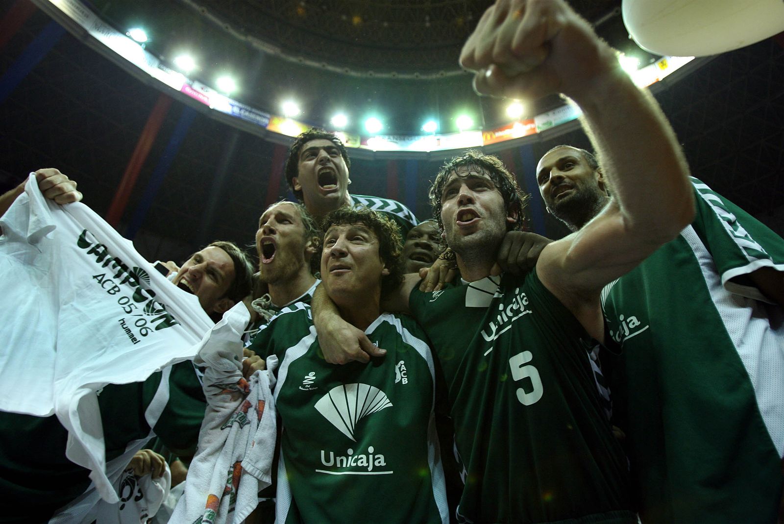 El Unicaja campeón de 2006.