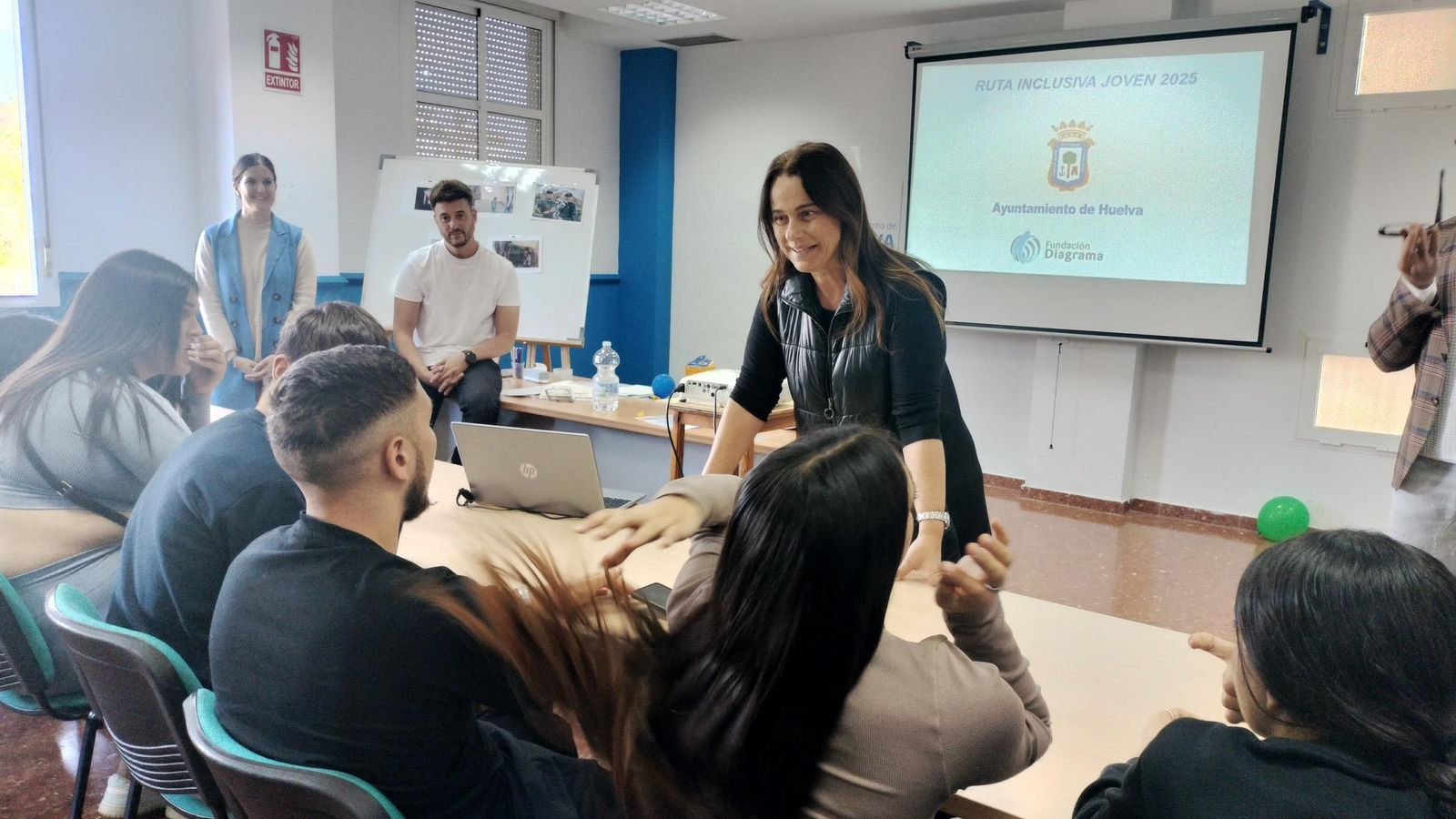 Adela de Mora en la presentación de la Ruta inclusiva joven.