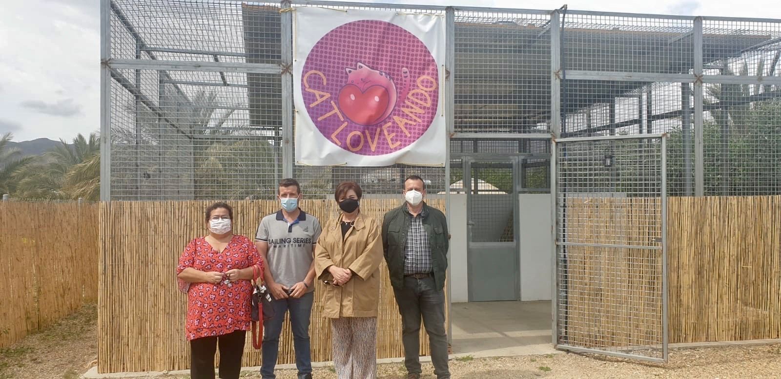 Visita al área de atención y recuperación de las colonias ferales.