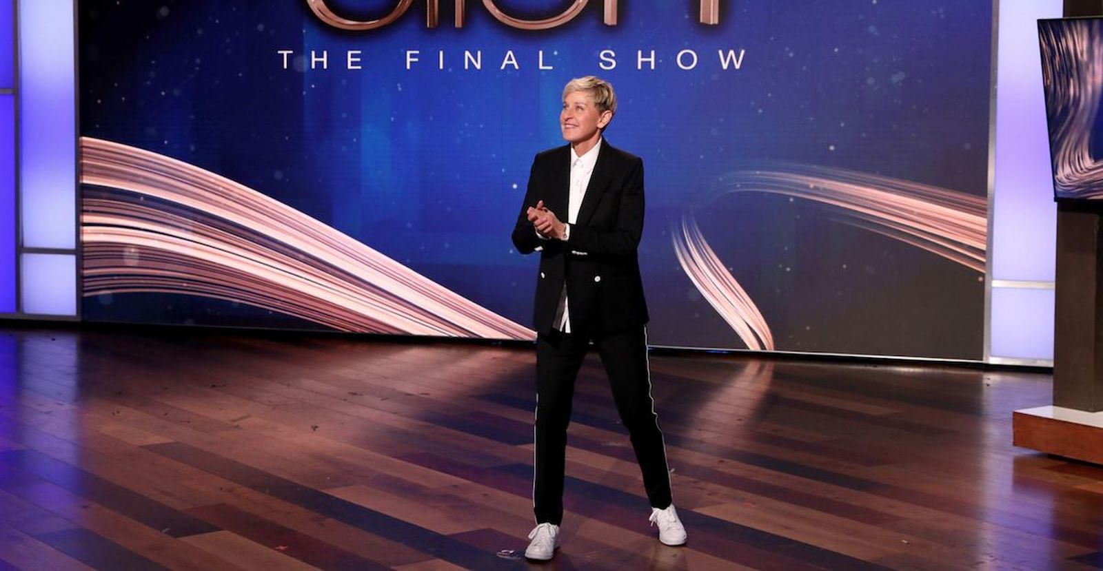 Ellen DeGeneres en su último programa en EEUU