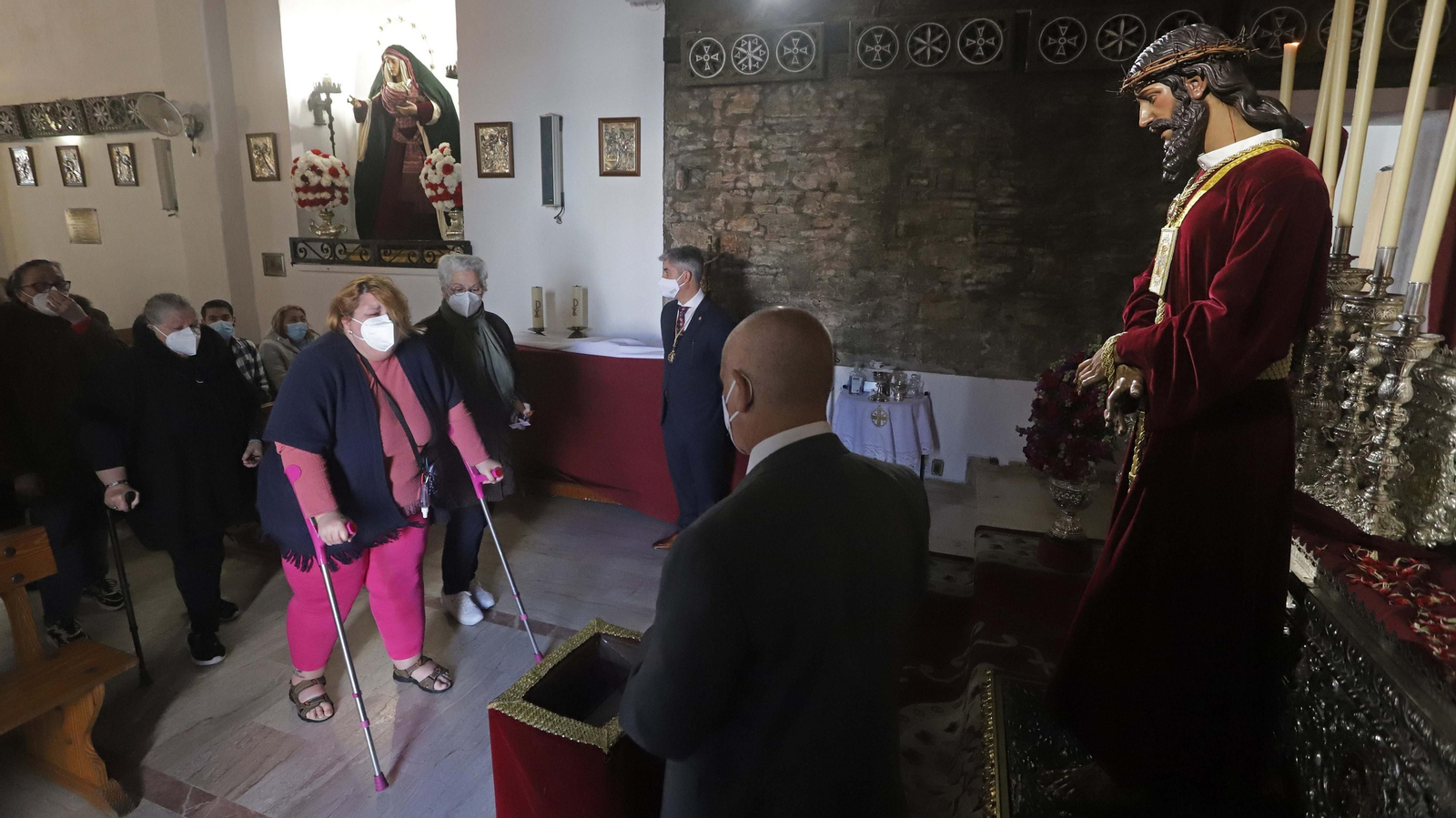 Fotos de la veneración al Cristo de Medinaceli en Algeciras