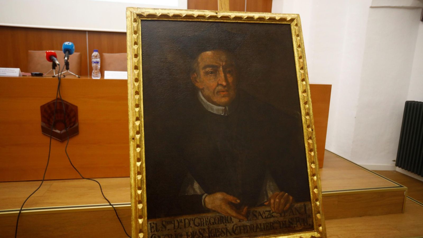 Retrato de Gregorio de Salazar en la Facultad de Filosofía y Letras Retrato de Gregorio de Salazar en la Facultad de Filosofía y Letras