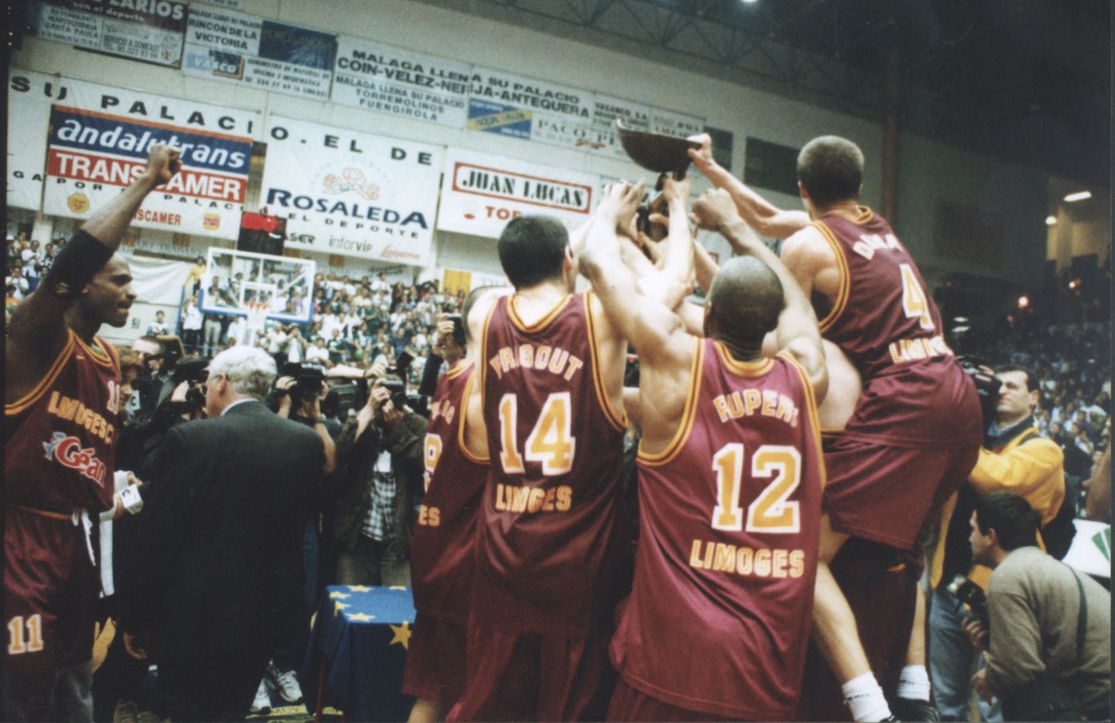 Las fotos de la final de Copa Korac Unicaja-Limoges
