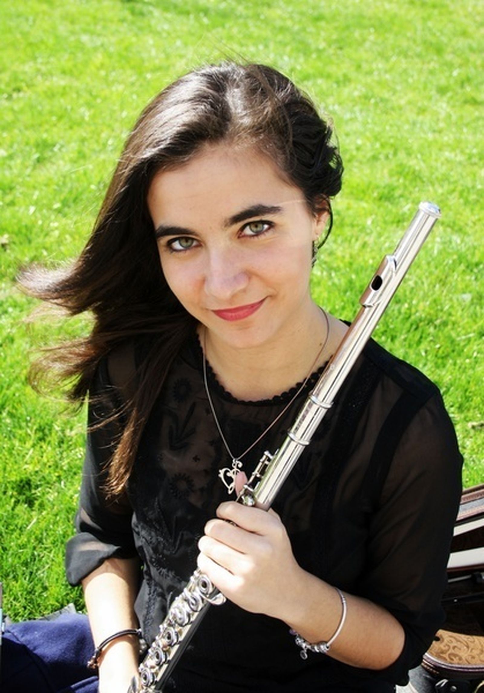 La flautista Violeta Gil.