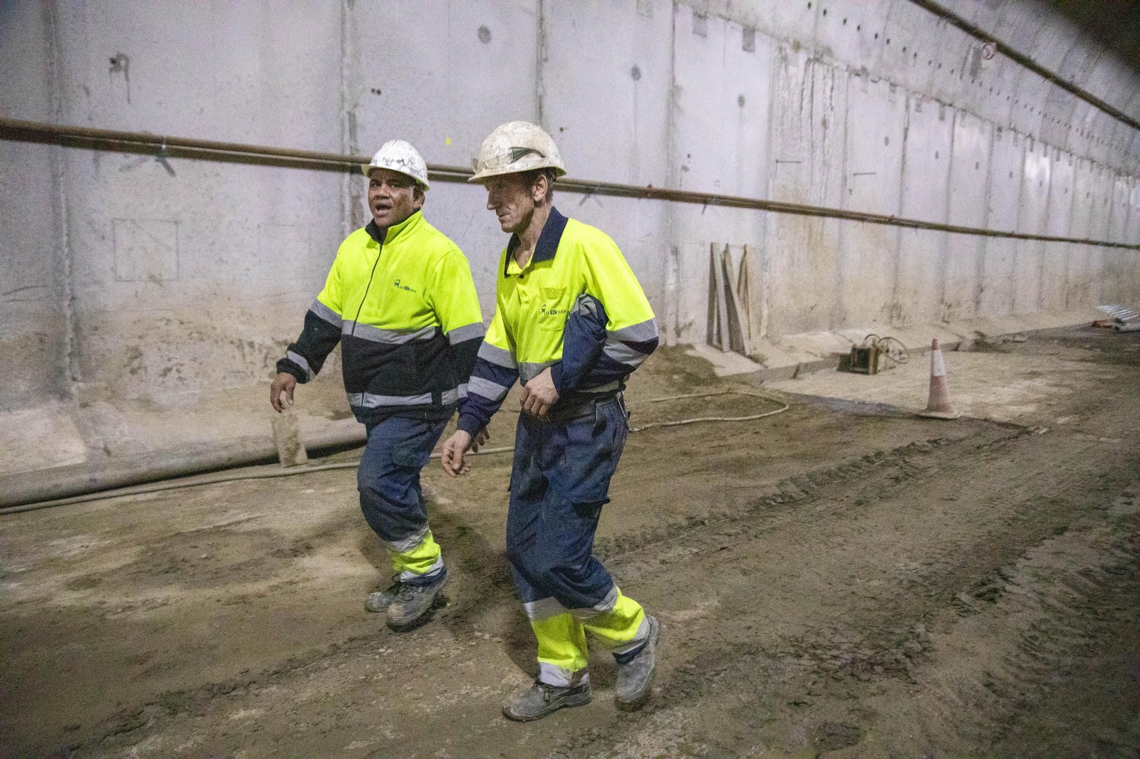 Así avanzan las obras del túnel de Viator del Ave