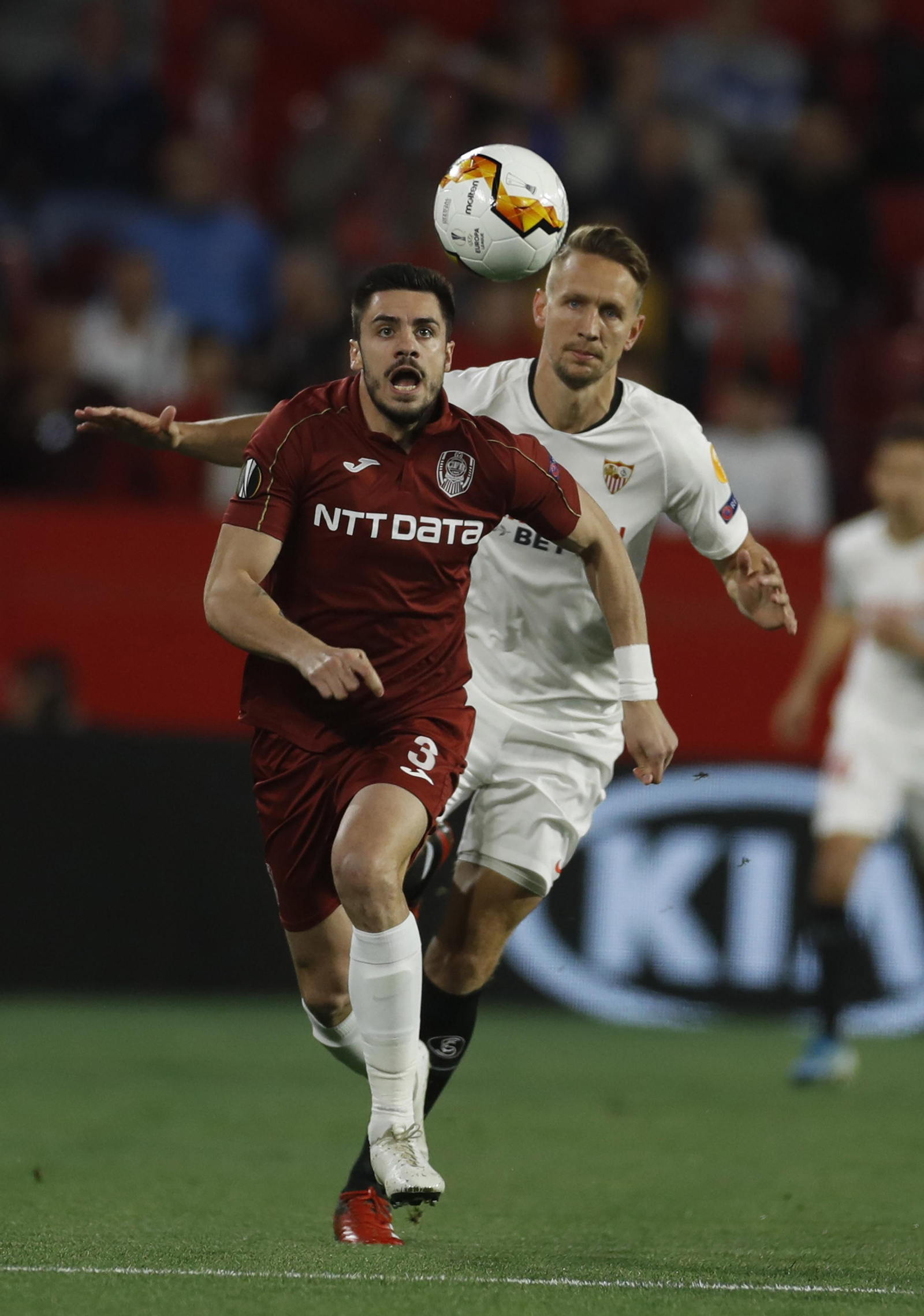 Las imágenes del Sevilla FC- CFR Cluj