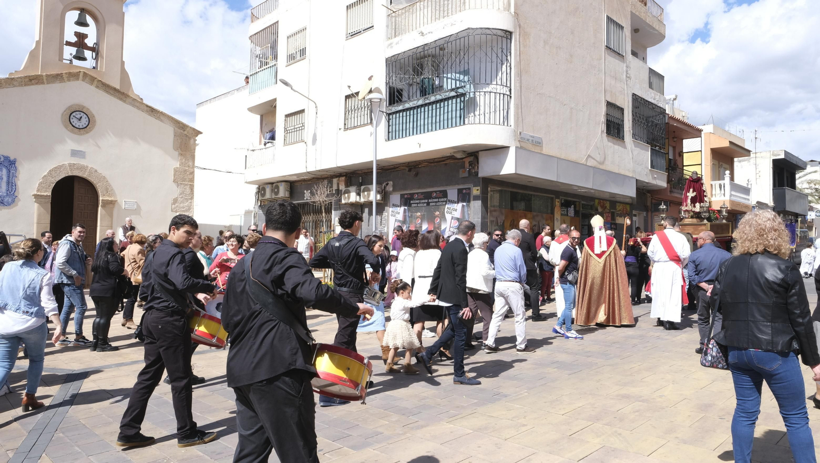 Imágenes de la bendición de la Borriquita de El Alquián, por el Obispo de Almería