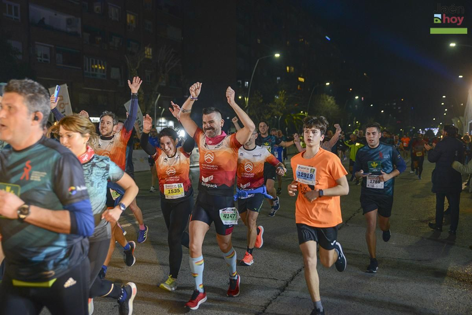 Corredores élite de la San Antón