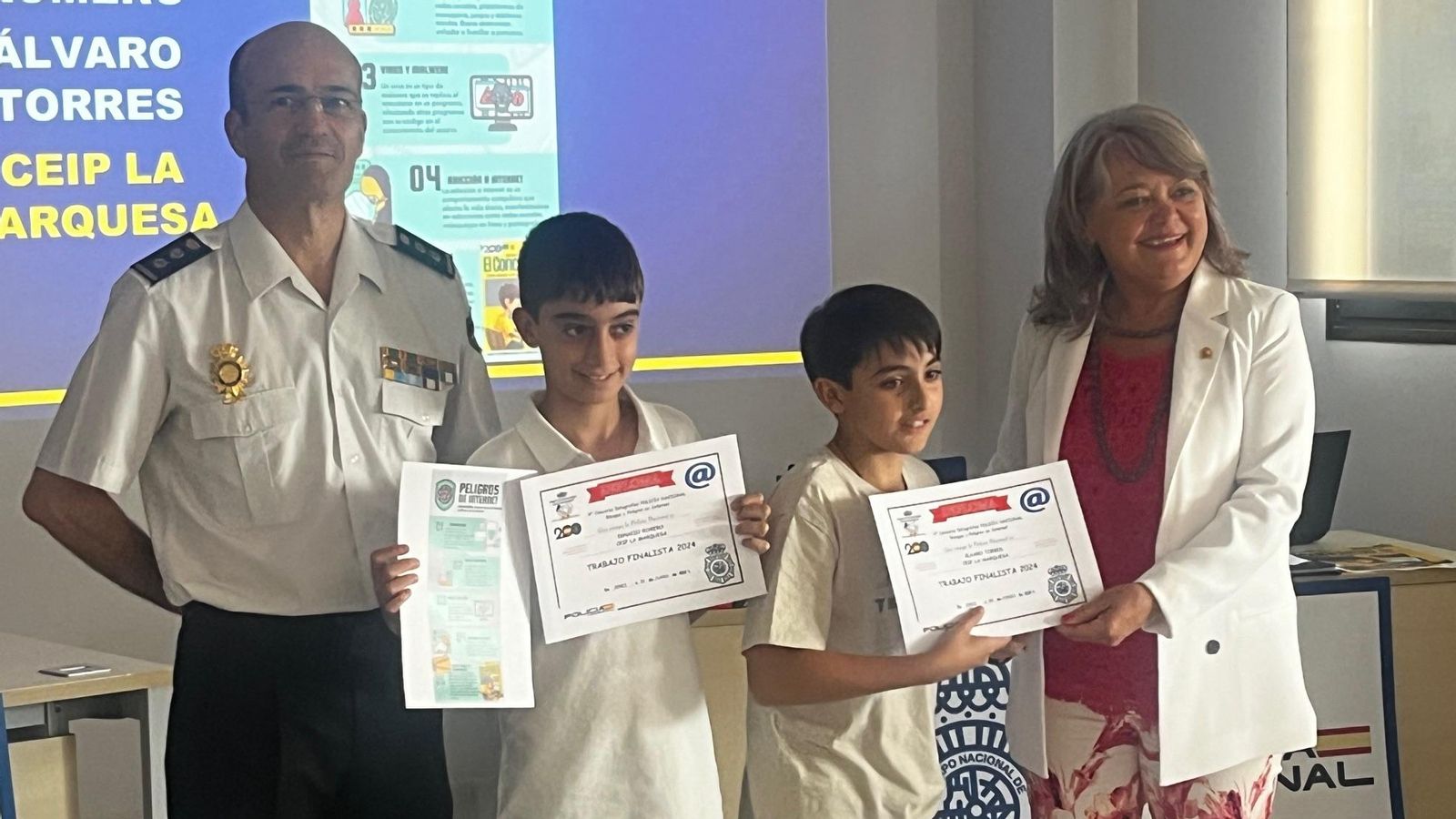 Nacho Romero y Álvaro Torres (CEIP La Marquesa)