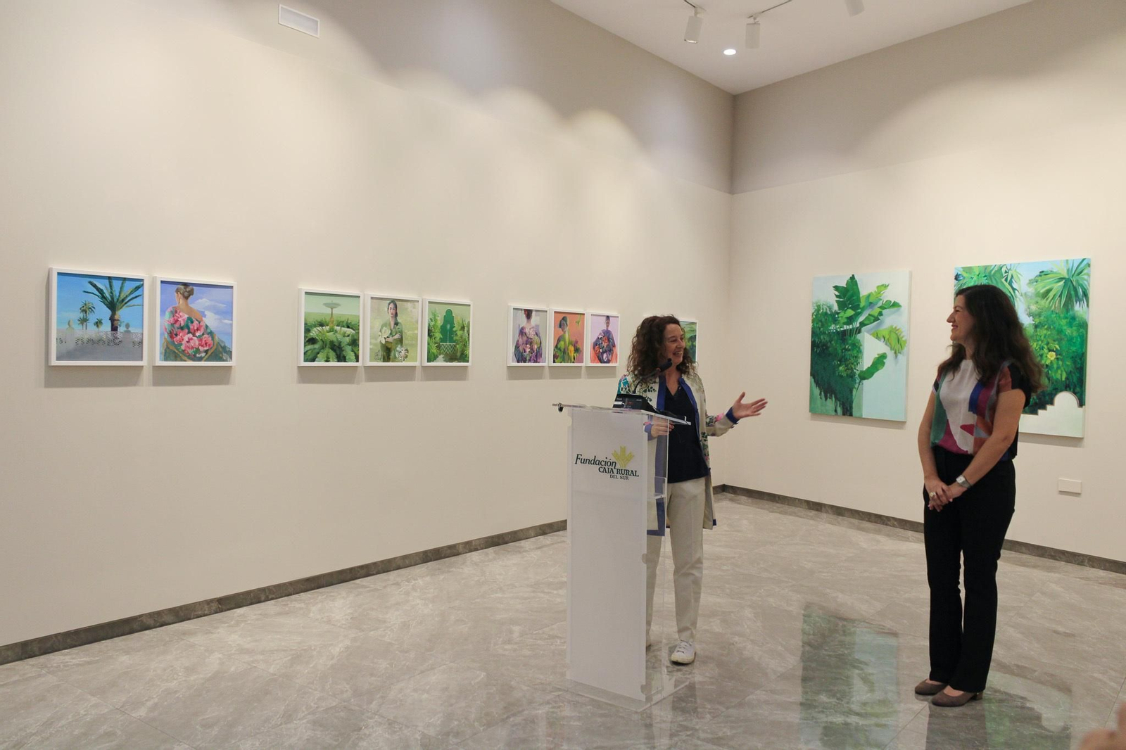 Carmen Montero expone 'Mayo' en el centro de Caja Rural del Sur de Córdoba Carmen Montero expone 'Mayo' en el centro de Caja Rural del Sur de Córdoba