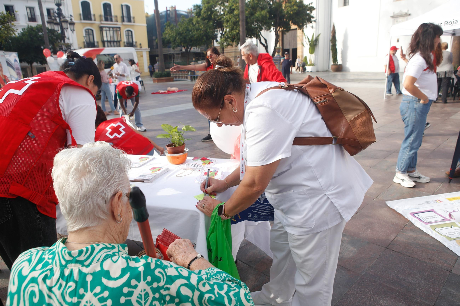 Fotos del Día de la Banderita de la Cruz Roja en la Plaza Alta de Algeciras