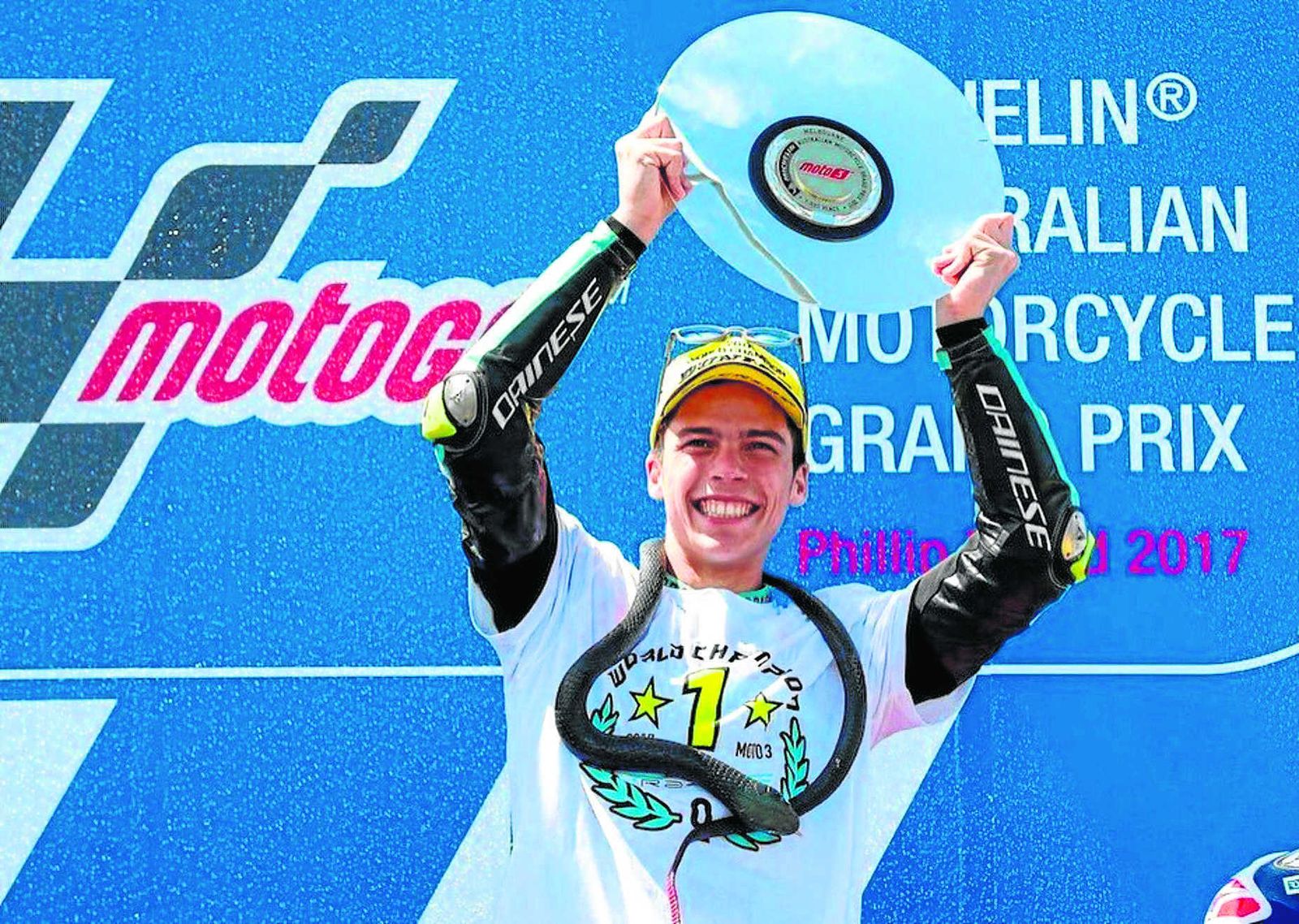 Joan Mir, reciente campeón mundial de Moto3, se estrena en Moto2.