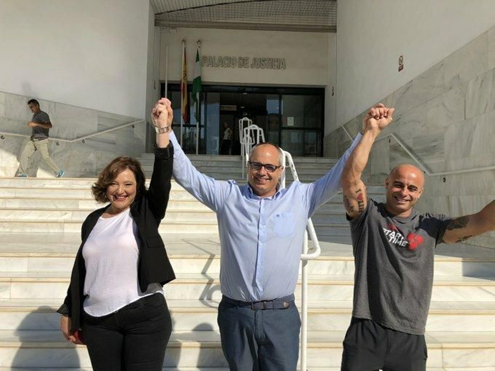 David Martín (AxSí) celebra su tercer concejal tras el recuento de la Junta Electoral