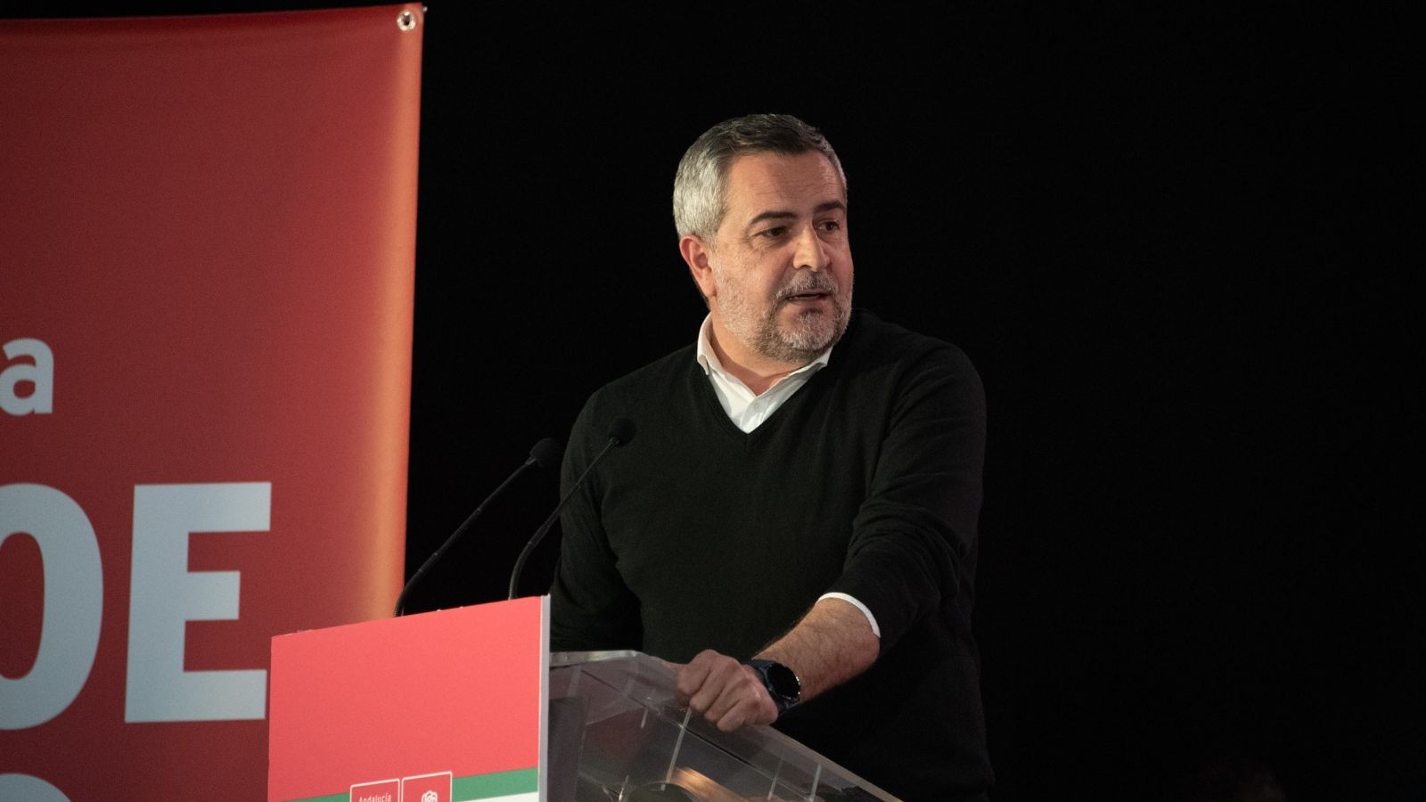El secretario general del PSOE de Almería en el Comité Provincial celebrado en Viator