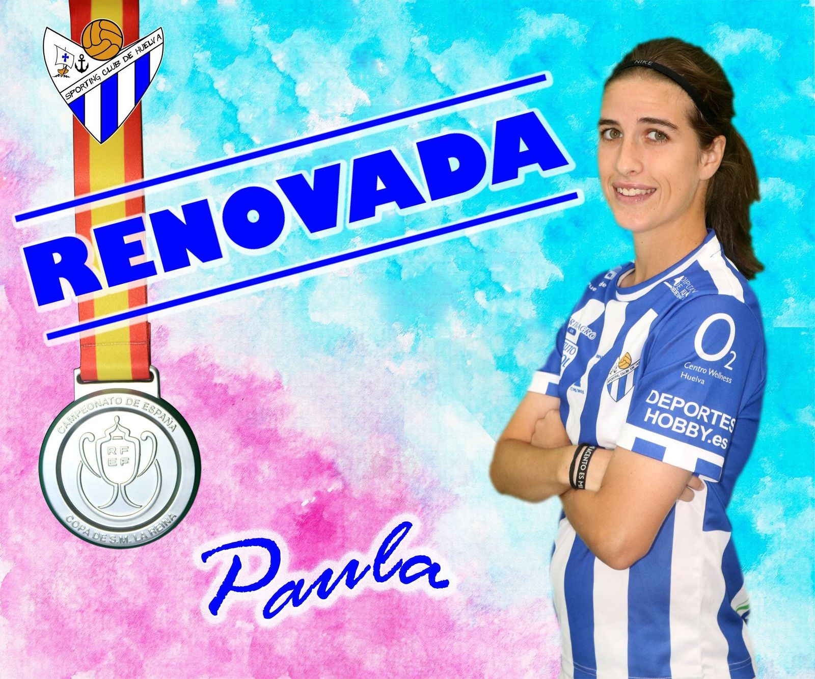 Paula Romero, nuevo 'fichaje' para el Sporting Club de Huelva.