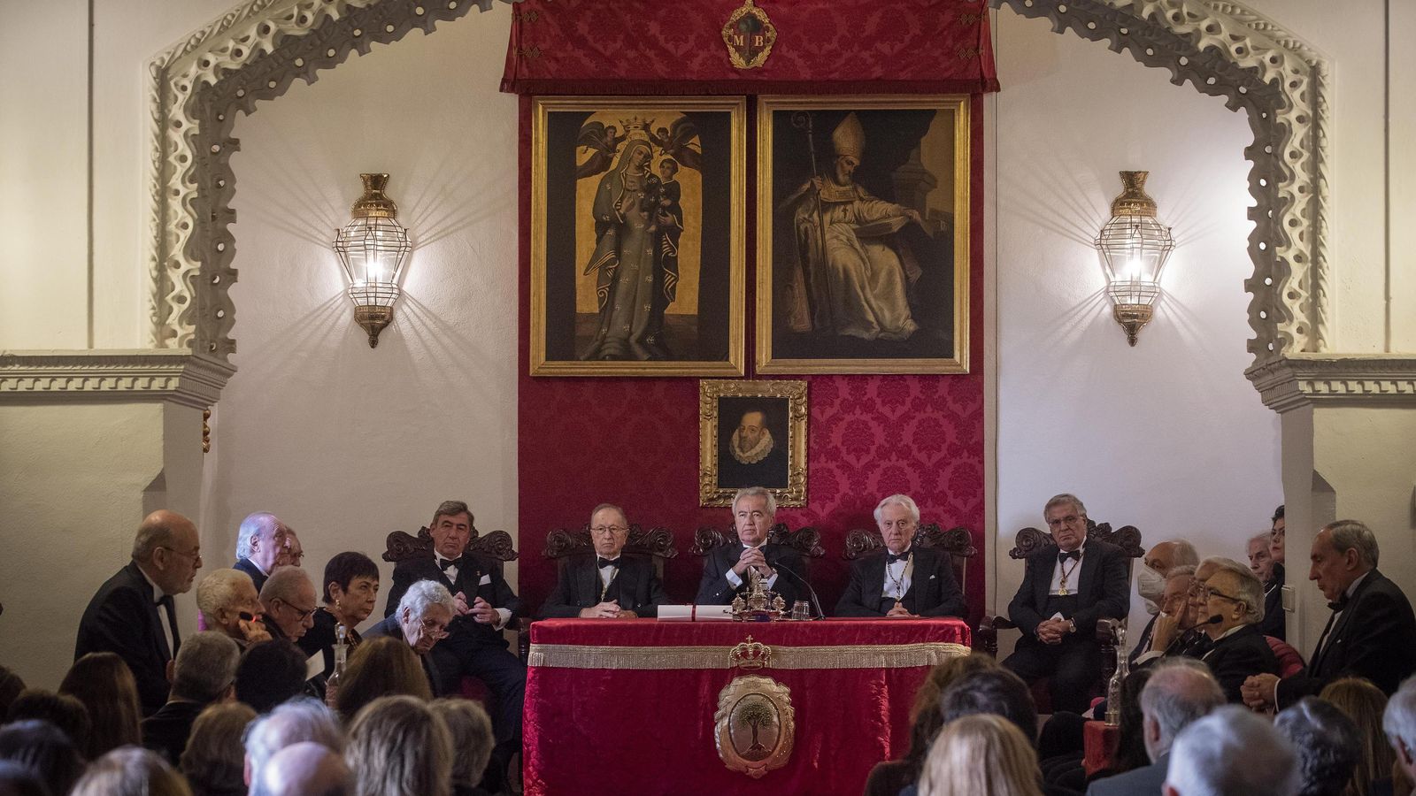 La sesión celebrada en la Academia Sevillana de Buenas Letras.