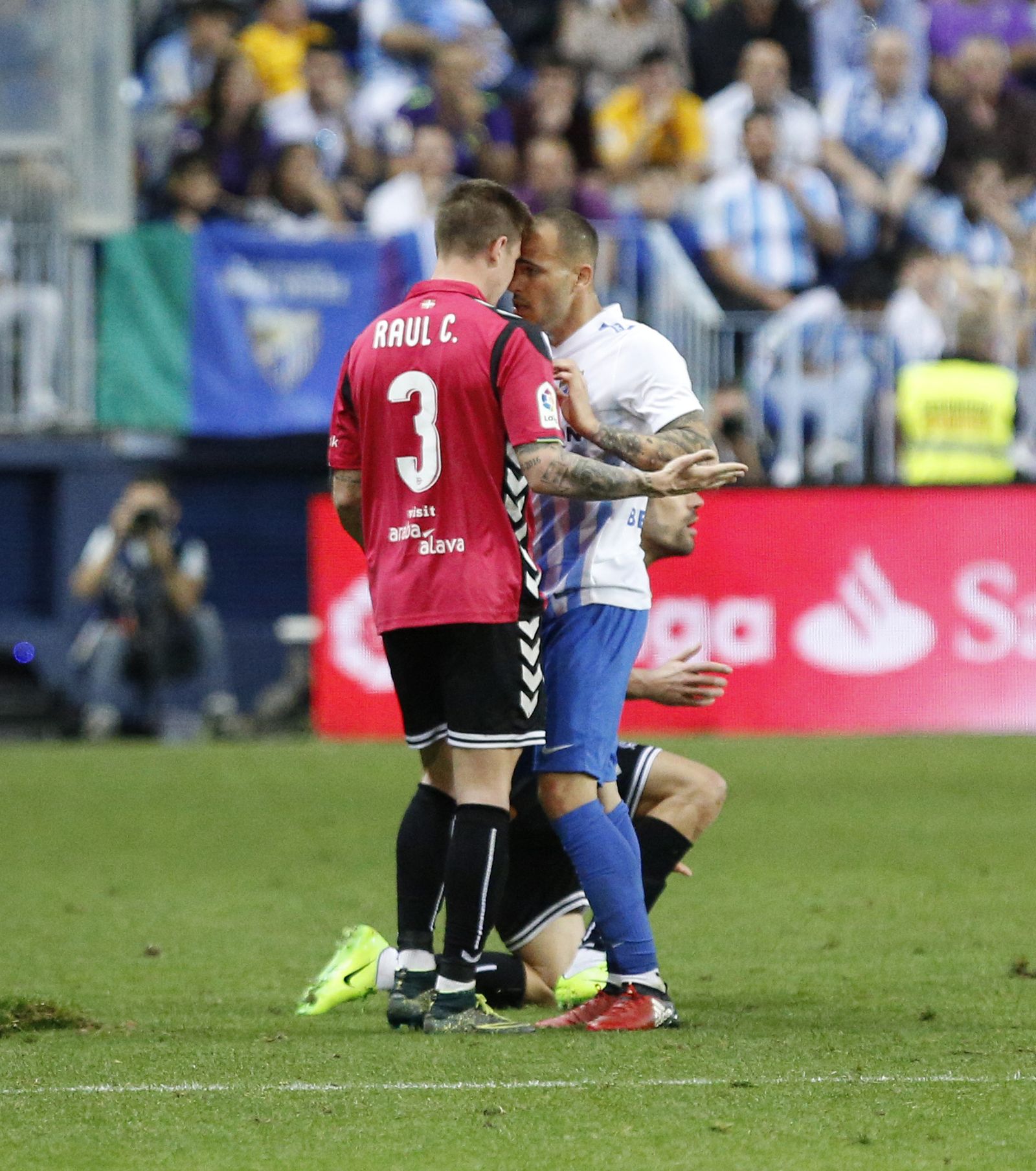 Las imágenes del Málaga-Alavés