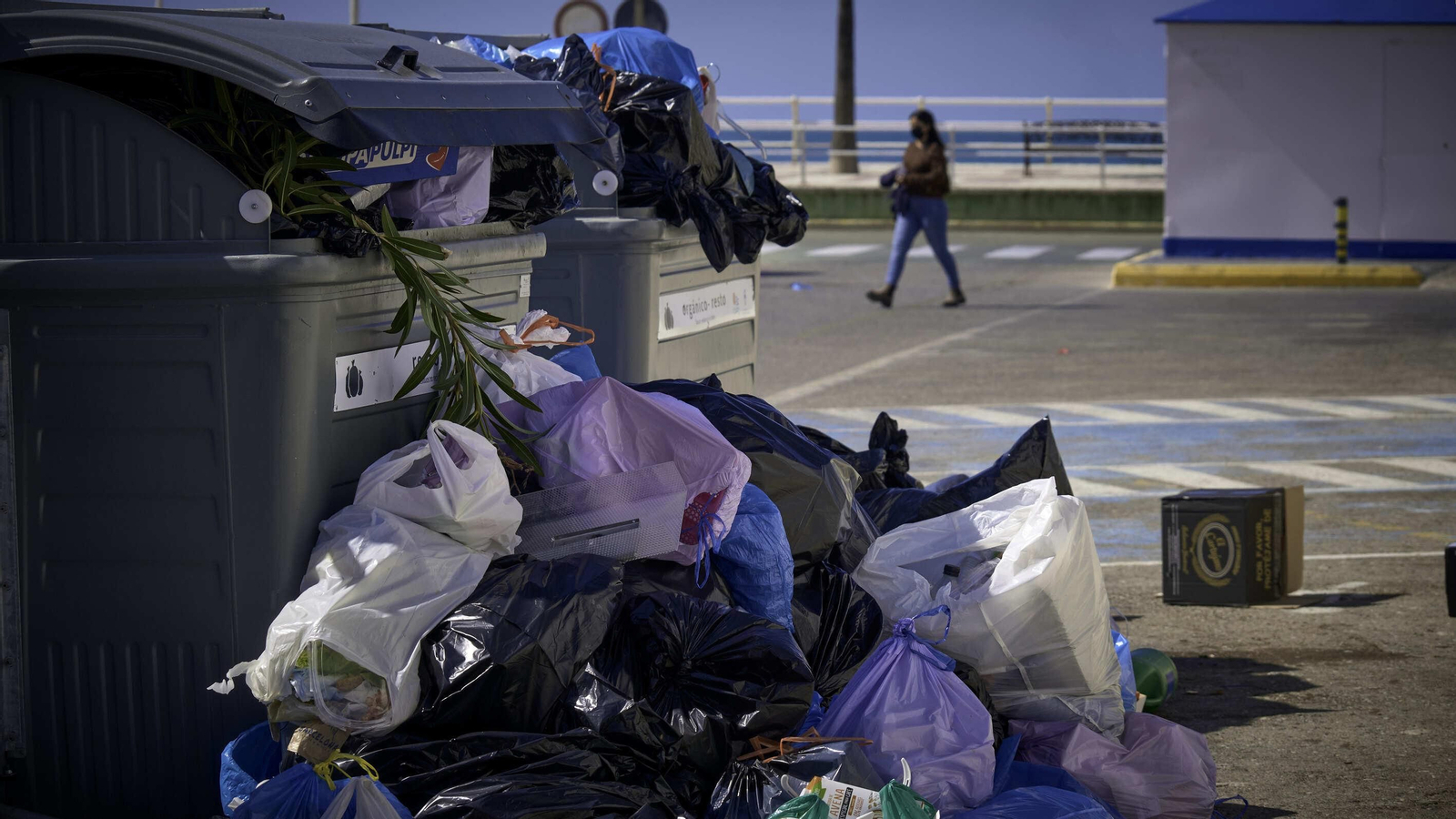 Huelga de basuras en El Puerto.
