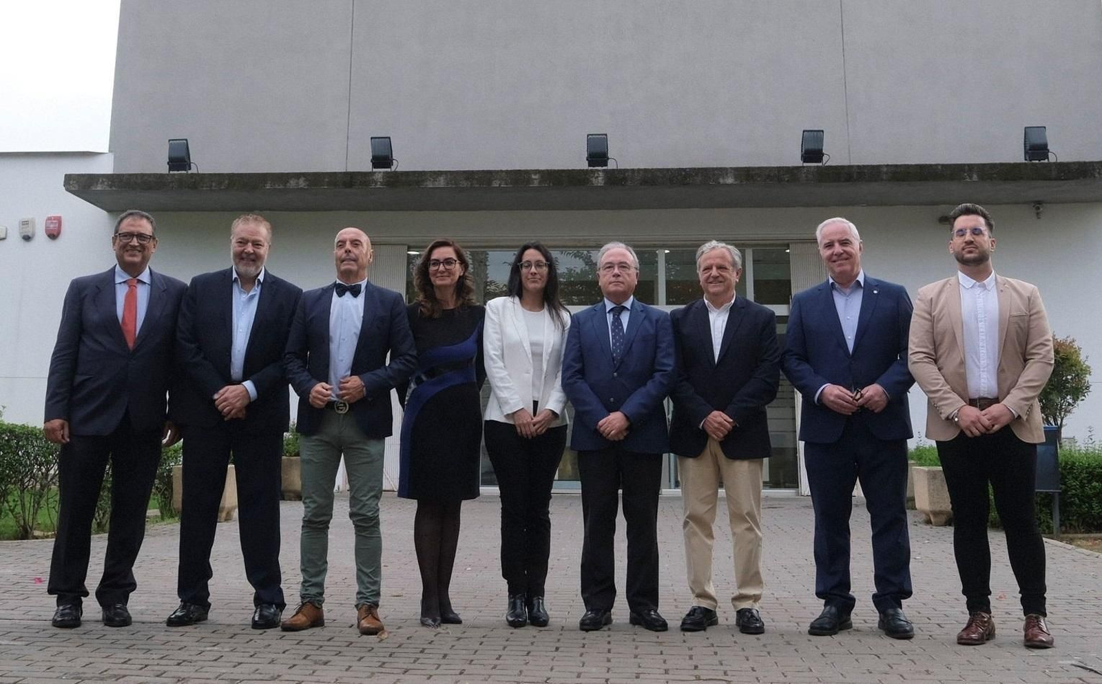 Foto de familia de los participantes en el debate electoral sobre Economía y empresa de El Día de Córdoba