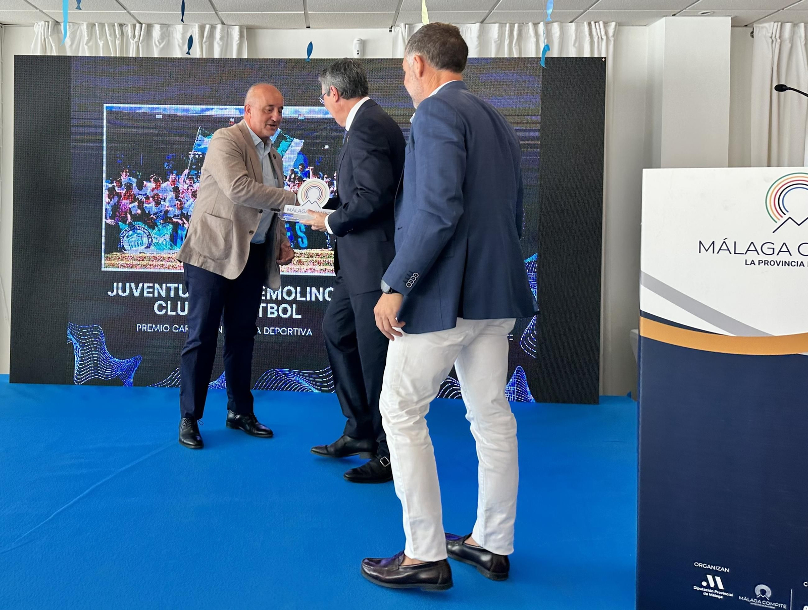 La Diputación reconoce a CAB Estepona, AMIVEL, Juventud Torremolinos CF, Ciclista Al-Ándalus y al Unicaja en la I edición de los Premios Cardumen Deportivo