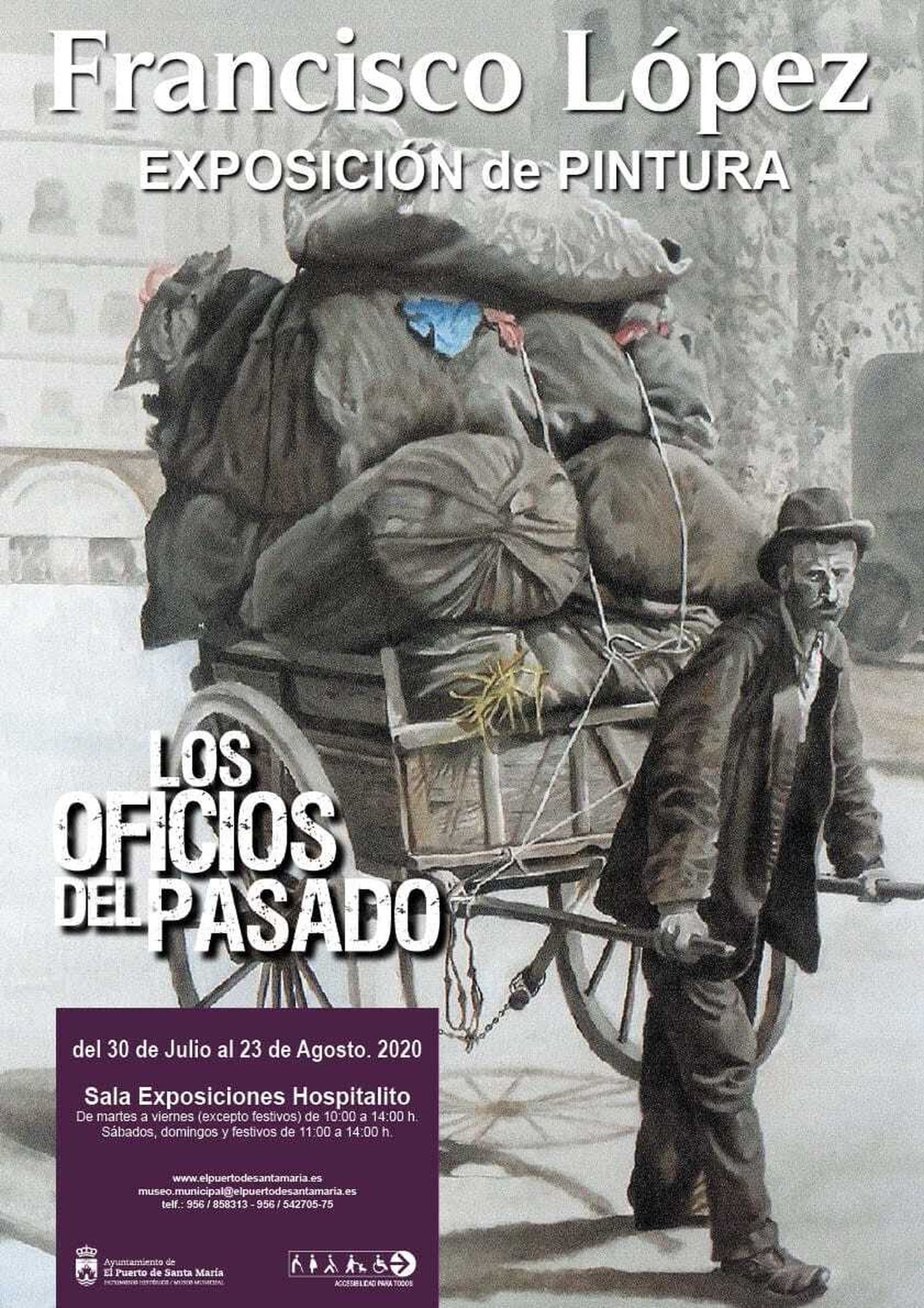El Hospitalito acogerá la exposición de pintura 'Los oficios del pasado', de Francisco López Bellido