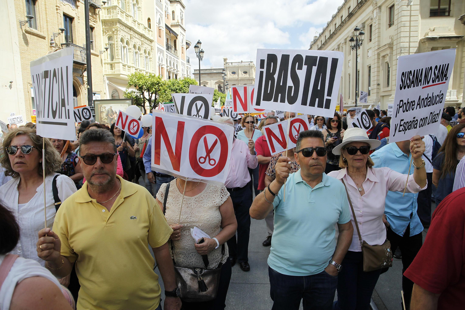 La manifestación contra los recortes en la Sanidad pública