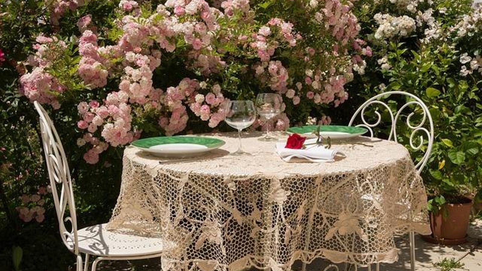 Si tienes terraza, prepara una velada al anochecer.