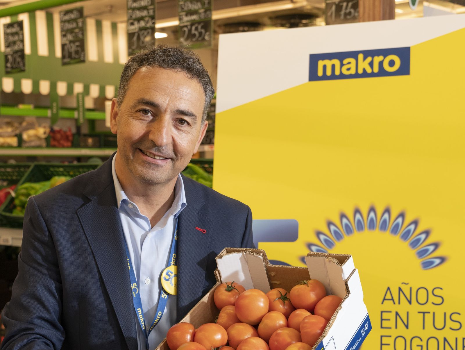 El director de área de Makro Córdoba, Juan Manuel Caballero.