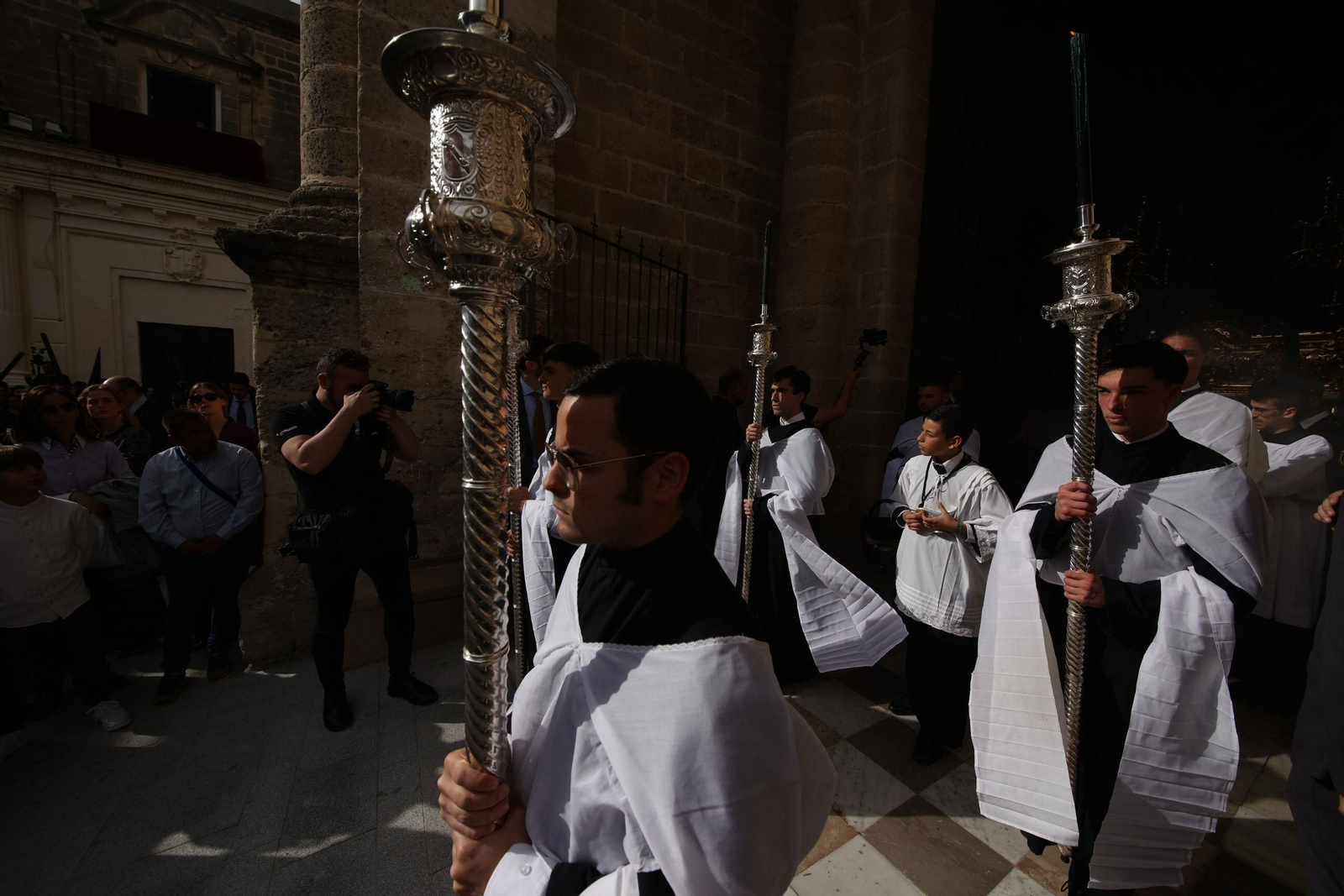 Jueves Santo en Jerez: imágenes de la Hermandad de la Vera Cruz