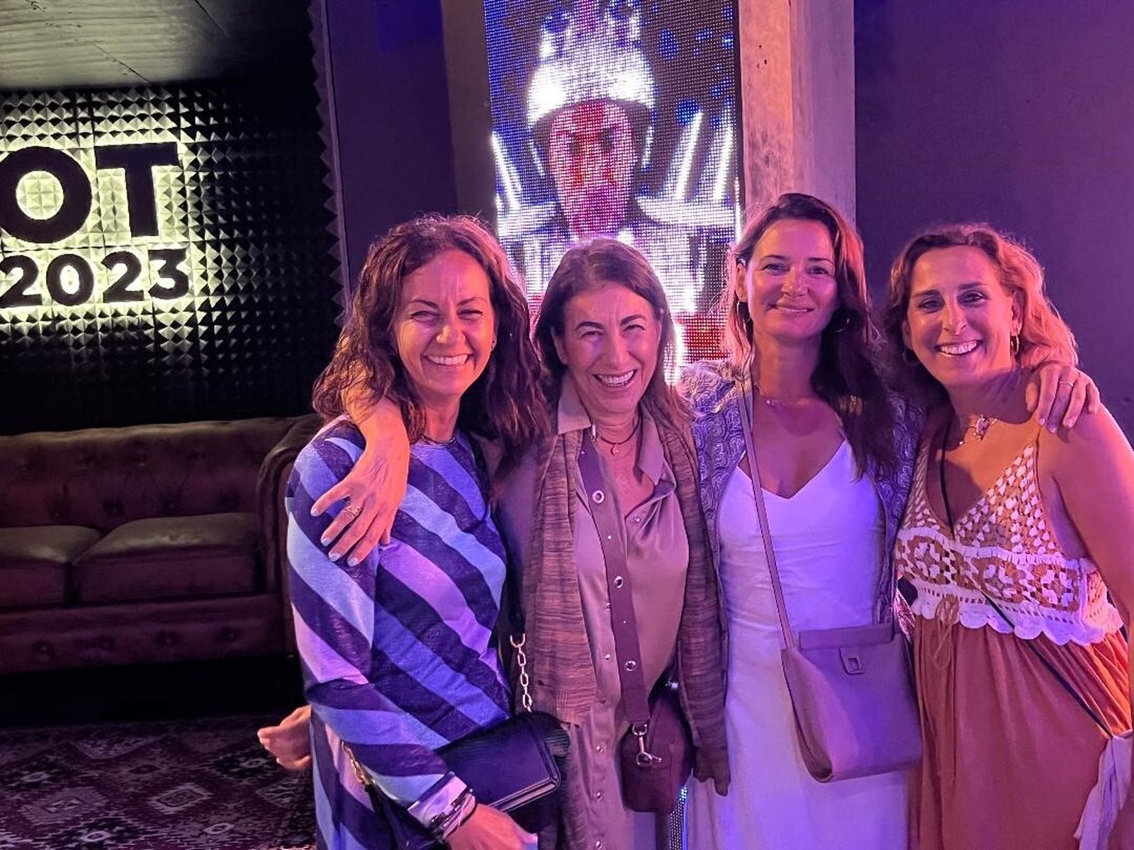Ana Sánchez, Kuki Corrales, Isabel Becerra y Yolanda Campo.