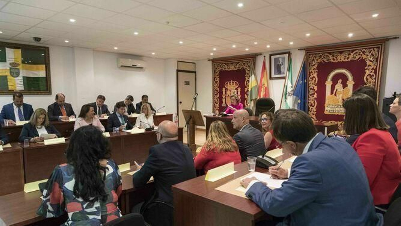 El Pleno de constitución del Ayuntamiento tras las elecciones, el pasado 15 de junio.