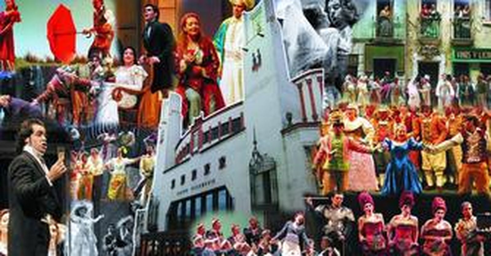 Imagen de algunas de las producciones que la Fundación Teatro Villamarta ha girado por doce comunidades españolas y parte del extranjero a lo largo de diez años.