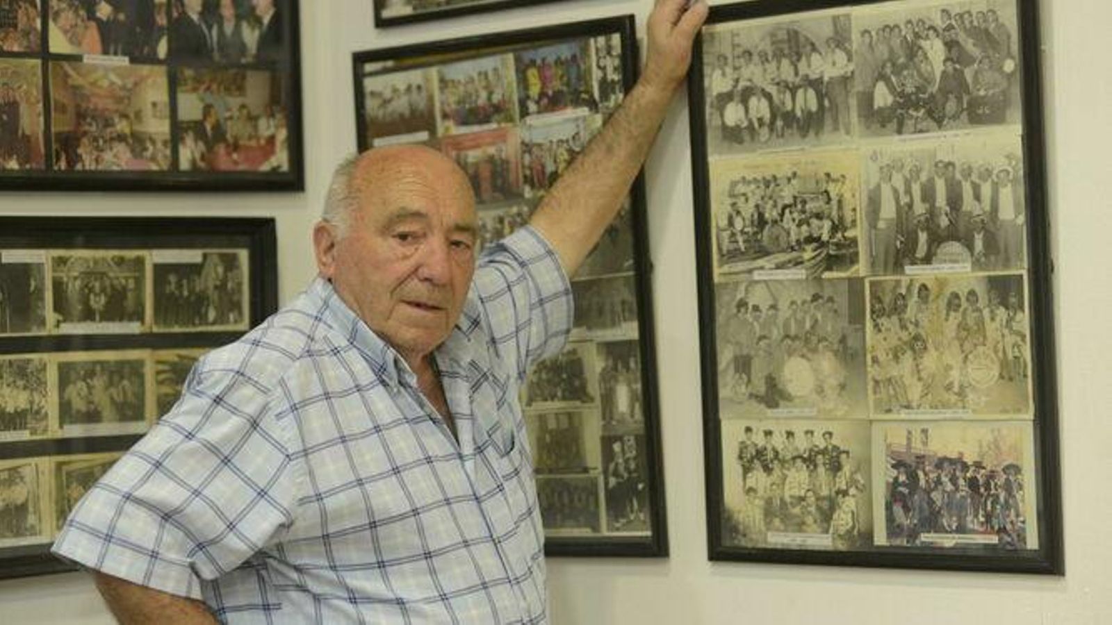 Dionisio Llaca, fundador de la peña.